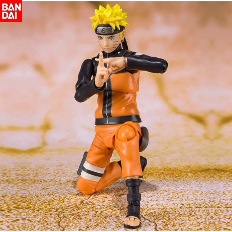 Bandai Naruto Action Figures SHF Maelstrom Naruto Action Figures Dolls Legend of The Storm Spiral Maru Model Dekoracje Prezenty