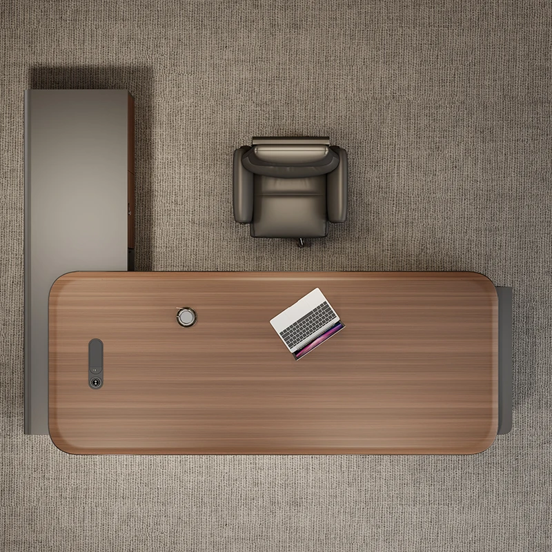 Modern Executive OfficeDesk Furniture Computer Desk L Shape ComputerDesk With Storage Office Desks Home Office Writing Desk