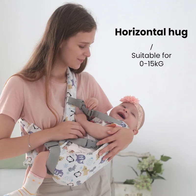 PANGDUBE Baby Carrier Kangaroo Baby Sling Ergonomic 4 in 1 Newborn Carrier Baby Wrap for Outdoor Infant Carrier for Baby