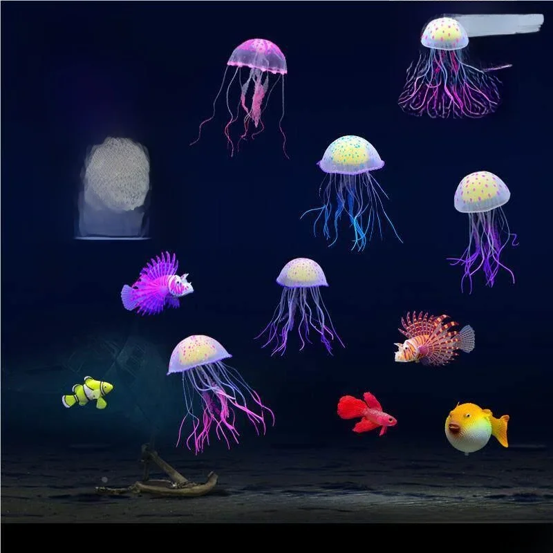 Electronic Swimming Simulation Fish Fake Fish Aquarium Decoration Goldfish View Fish Tank Landscape Decor DIY Installation