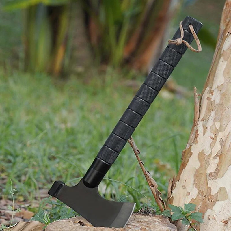 Outdoor Multi-functional Portable Survival Axe tactical self-defense tool for jungle camping and tree chopping Christmas Gift