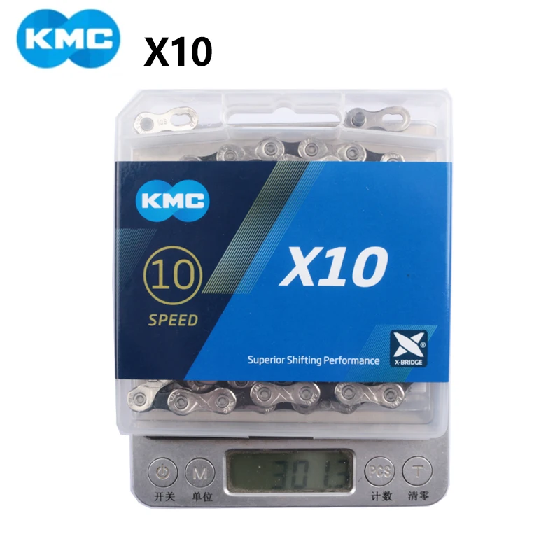 KMC X11 X10 X9 Z9 X8 Bicycle Chain 128L 6 7 8 9 11s Bicycle Chain With Original Box Magic Button For Mountain/Road Bike Bicycle