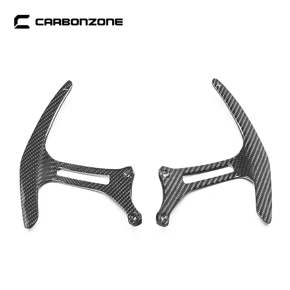 Real Carbon Fiber Steering Wheel Paddle Shifter Extension for Ferrari 458 replace shift paddles decorative kits