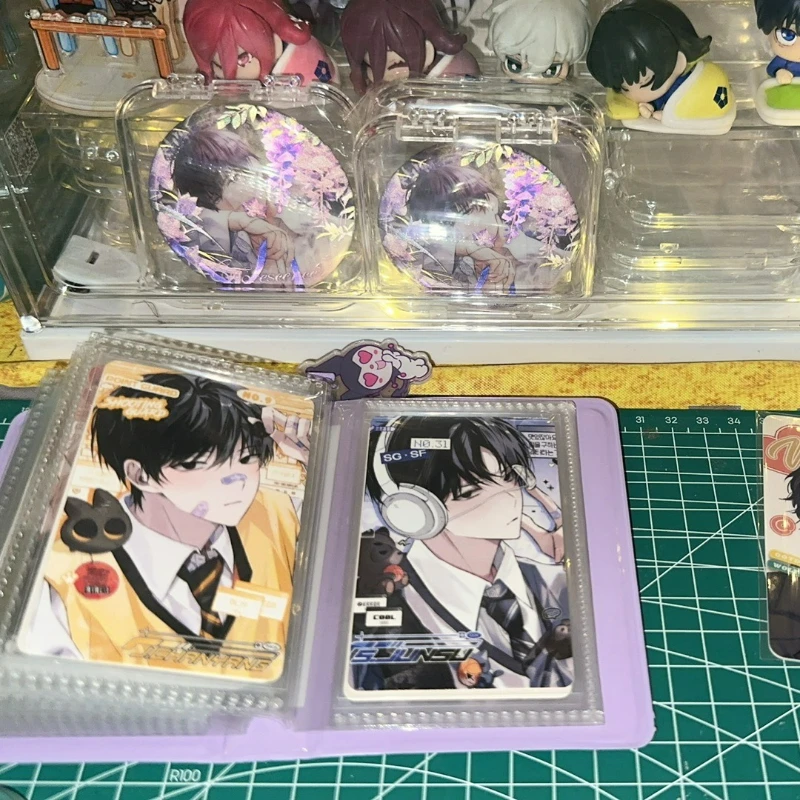 6 قطعة/المجموعة الكورية BL Manhwa وقت القمامة لومو بطاقة الذكور الذكور الحب لطيف الفتيان شخصيات Photocard المشجعين جمع أصدقاء هدية