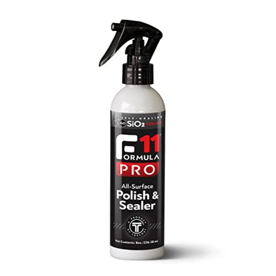 

TopCoat F11PRO All-Surface Car Polish Sealer 8 oz Spray Bottle - Advanced Water-Based Ceramic Coating for Cars Motorcycles Boat