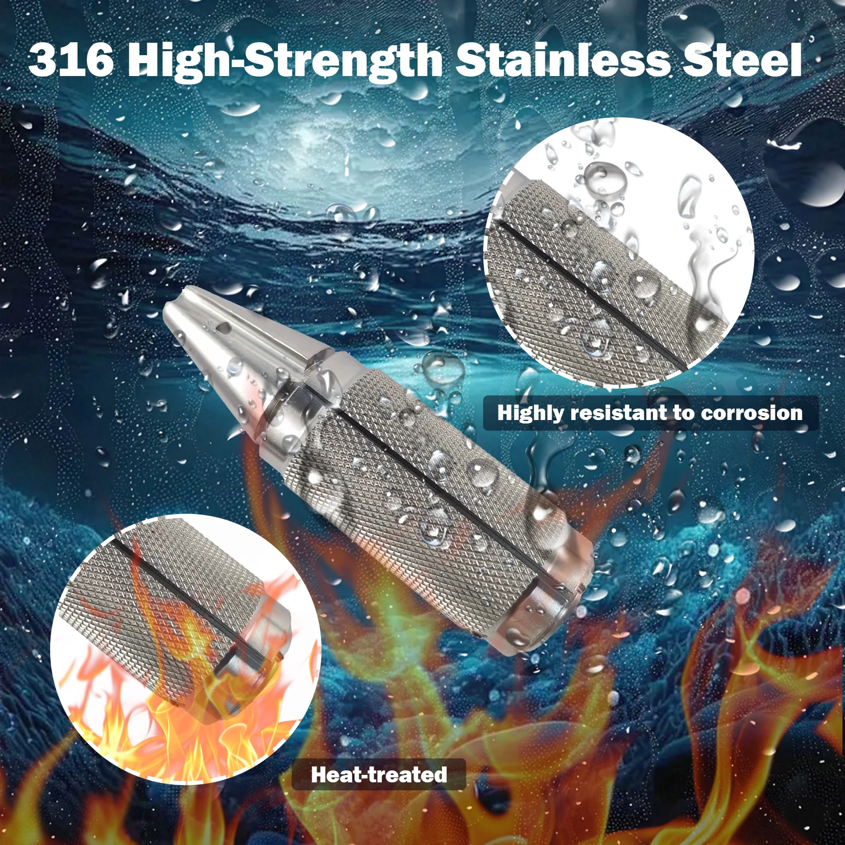 أداة صيد السمك المضادة للانزلاق من الألومنيوم من Aventik، أداة تويست سلك Haywire أحادية لصنع أدوات زعيم سلك الصيد