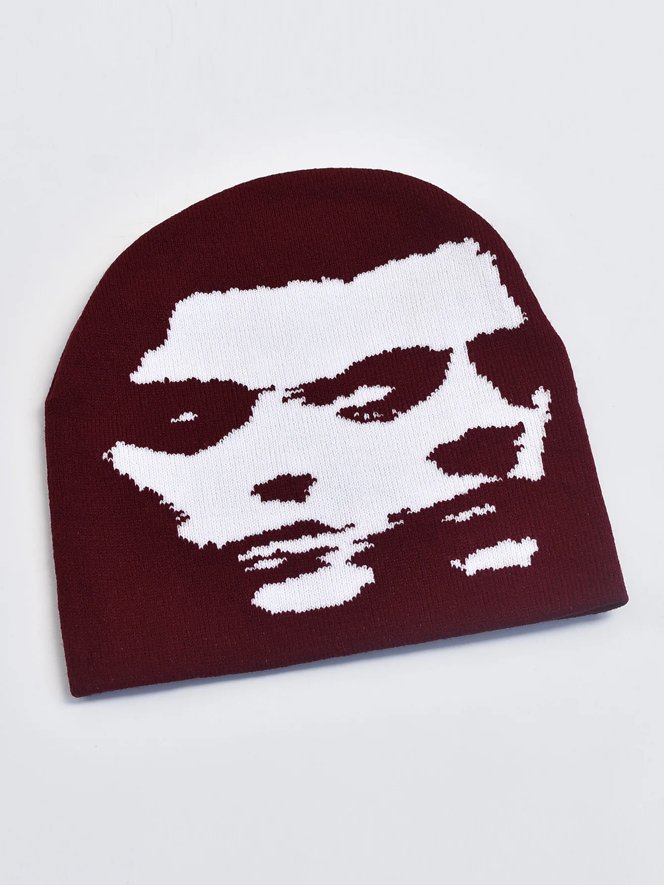 Czapka dziewiarska dla mฤลผczyzn, kobiet, modna czapka z pulowerem Y2k Goth, ciepลe czapki typu beanie