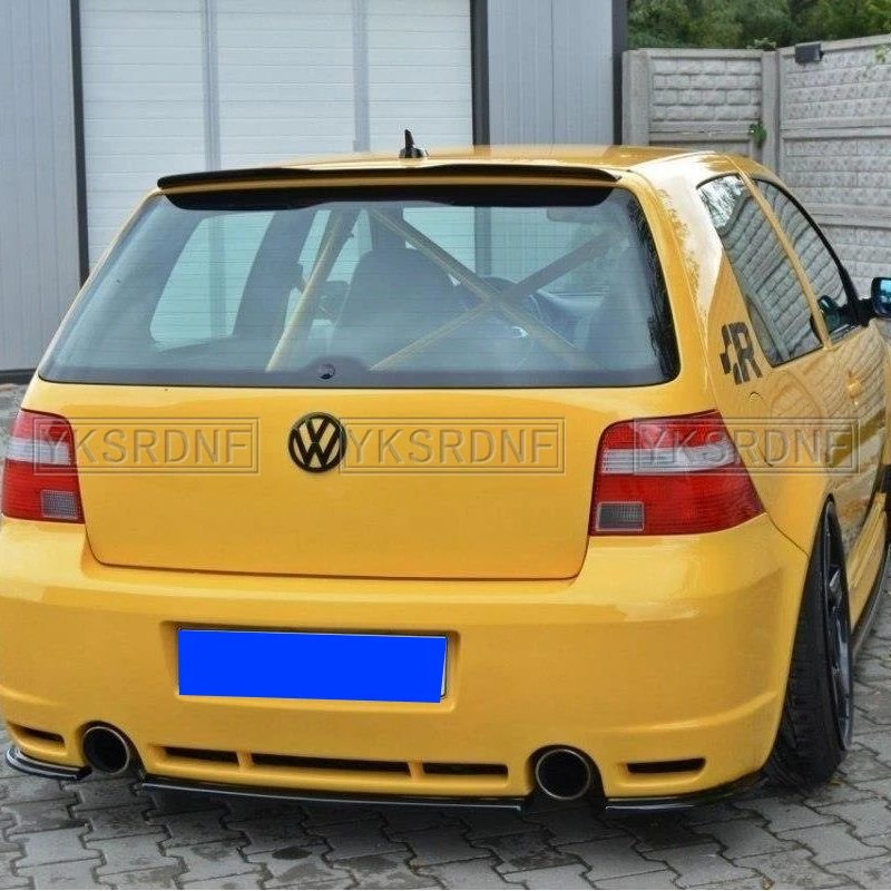 Rear Roof Lip Spoiler For 99-06 VW Golf 4 MK4 R32 Hatchback Spoiler ABS Plastic Gloosy Black Car Tail Wing Decoration