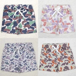 Wholesale Baby Boy Summer Camo Clothing Elastic Waist Shorts Kids Boutique Children Toddler Pocket Clothes