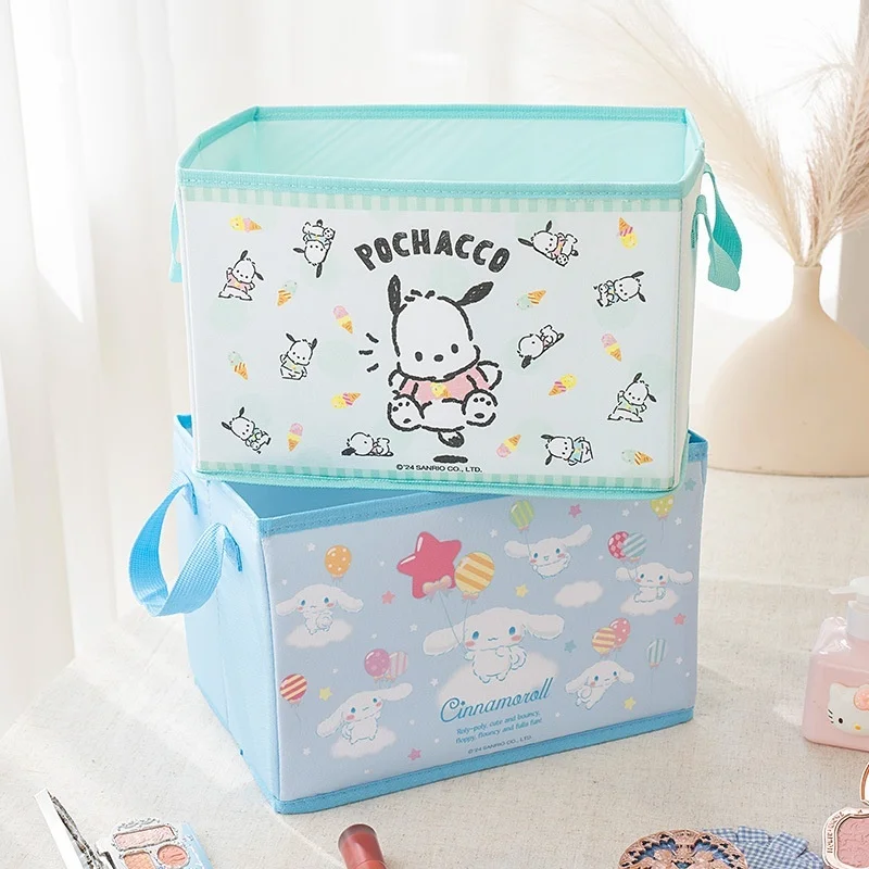 Genuine Sanrio Characters Multifunctional Book Doll Snack Storage Box Large Capacity Underwear Socks Home Storage Organization view 2