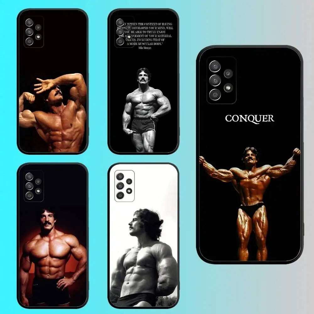 

Bodybuilding Mike mentzer Phone Case For Samsung S 25,24,23,22,30,21,10,9,Ultra,Plus,Lite,FE,4G,5G Black Soft Case