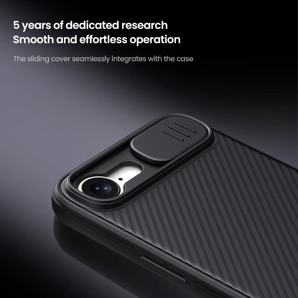 Für iPhone 17e Hülle NILLKIN Fitted Case Camshield Super Frosted Shield Case für iPhone 17e Objektivschutzabdeckung – Detail 6