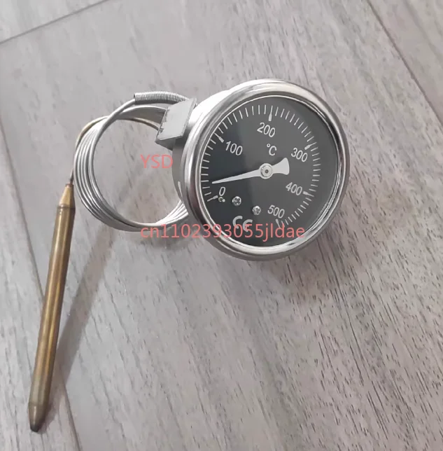 Stainless Steel Pointer Thermometer 500℃ High Temperature Gauge for Pizza Bread Electric Oven