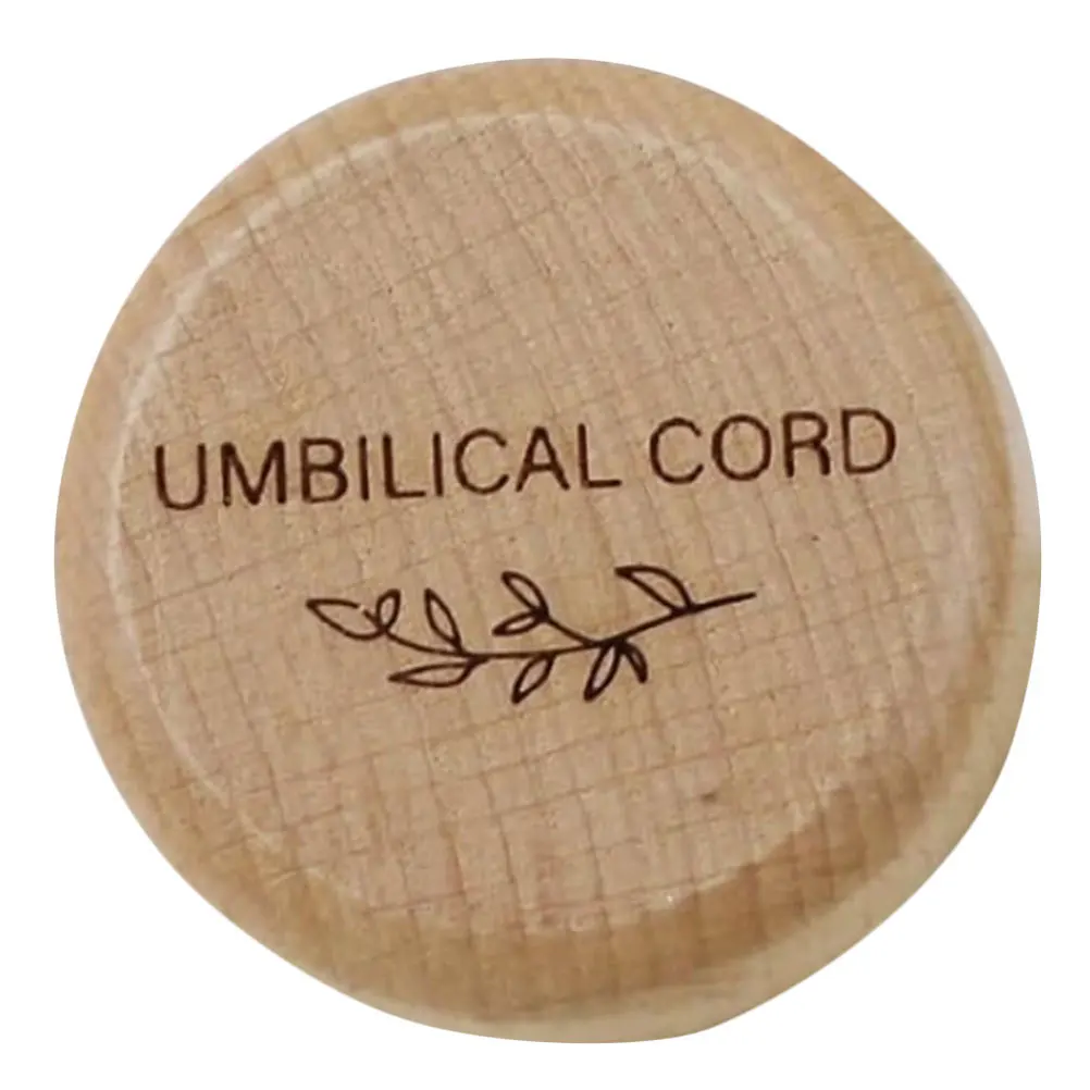 

Umbilical Cord Box Wooden Keepsake Storage for Memories Compact Organizer Case Design for