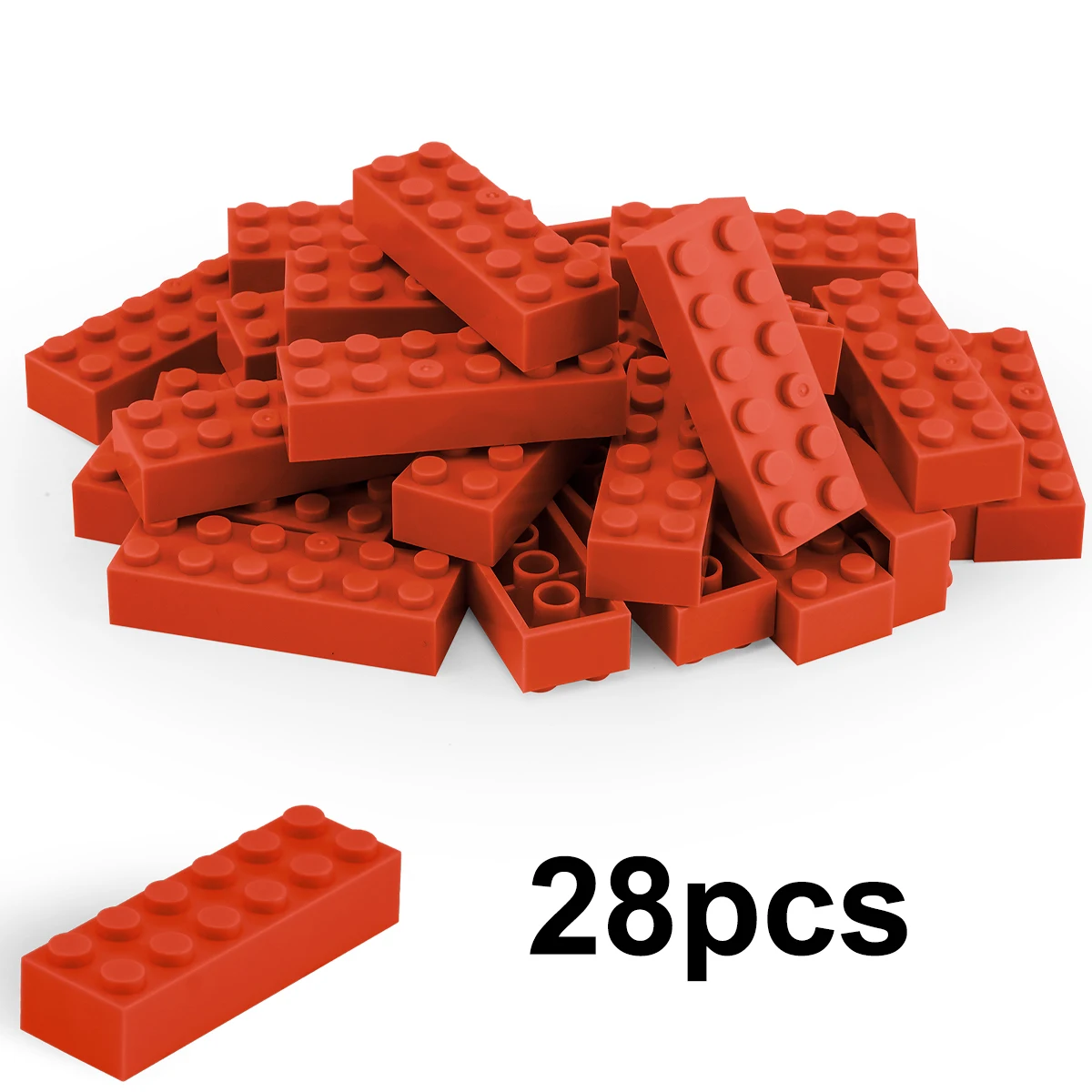 100g 2x6 high brickBuilding Blocks Thick FiguresBricks Dots Educational Creative SizeCompatible With  Plastic Toys forChildren