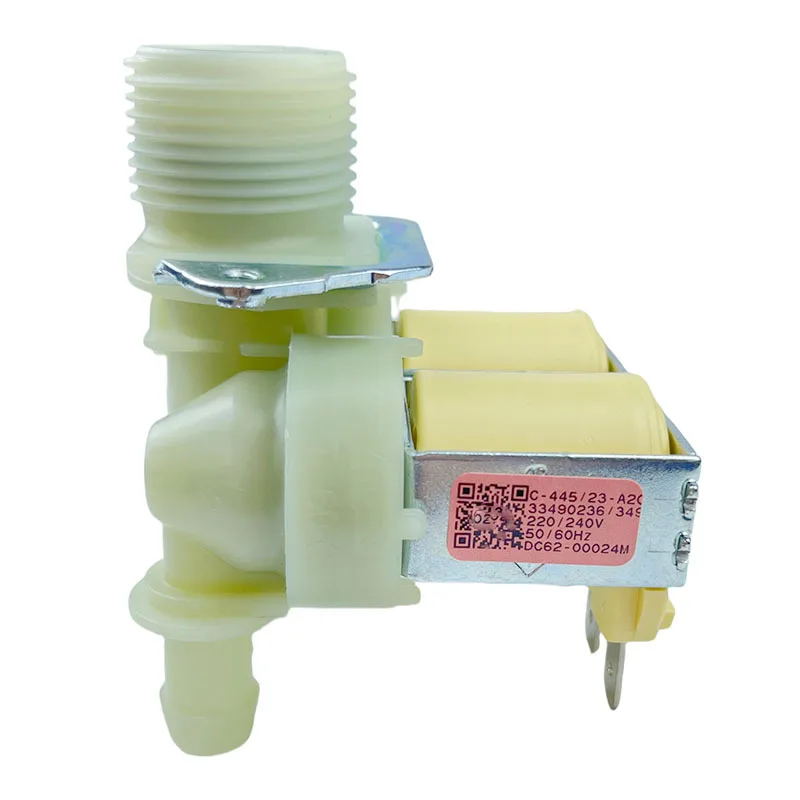 Elettrovalvola DC62-00024M Drum Two-end Water Inlet Valve, Washing Machine Solenoid Valve, Automatic Washing Machine Water Inlet Valve Switch Acqua e vapore — dettaglio 4
