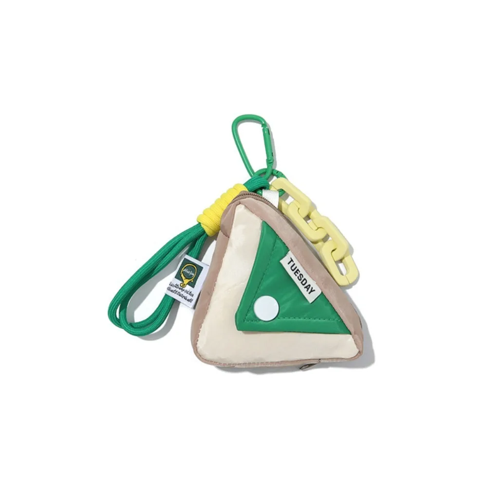 Kawaii Zipper Coin Purse Mini Key Chain Wallet Pouch Portable Macaron Color Storage Bag Outdoor