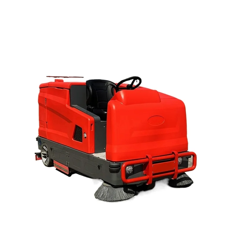 Hot Selling Double Brush Ride on Floor Scrubber with High Cleaning Efficiency Simple and Convenient Operation