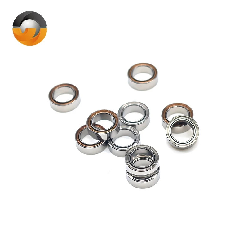 

10PCS R168ZZ 6.35x9.525x3.175 mm Bearing Double Shielded Motor Miniature R168 Z ZZ Ball Bearings R168Z