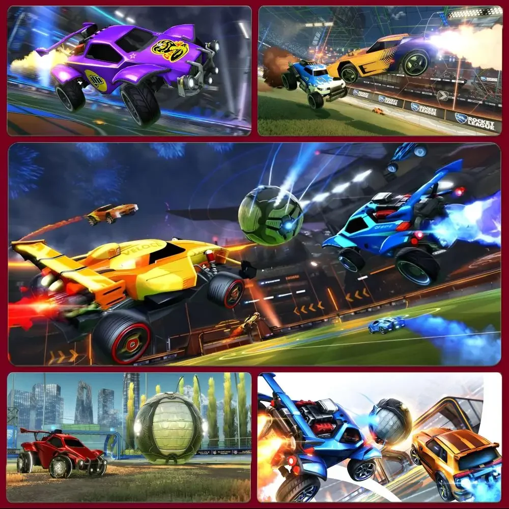 

Rocket League Mouse Pad Large Gaming Mousepad with Stitched Edges Thickened Desk Mat PC