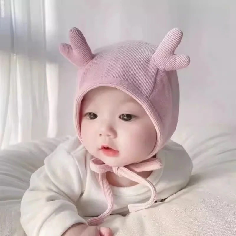 

Baby Girl Sun Hat Summer Thin Cotton Princ Cap Spring Autumn Ear Protection Hat Baby Sunade Hat Cute Newborn Infant Hat