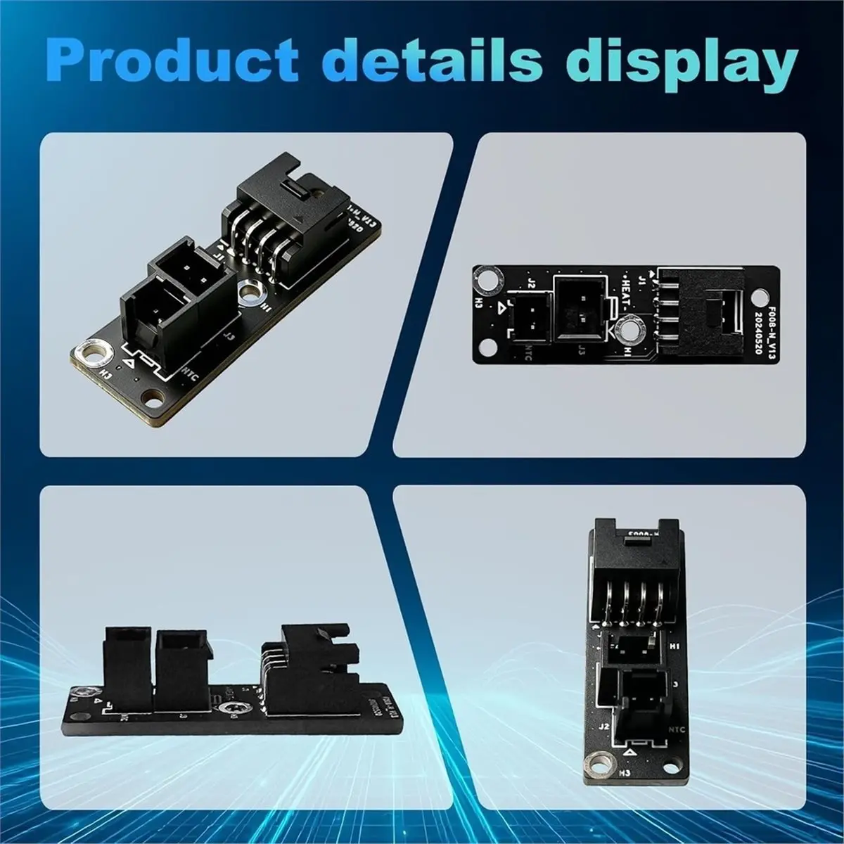 Hotend Adapter Board for K2//K2 Plus Hot End Adapter Board for /K2/K2 Plus 3D Printer Part