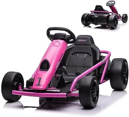 

Kids 8-12 Years, 300W*2 Extra Powerful Motors, 9Ah Large Battery 8MPH High Speed Drifting with Music, Horn,Max L