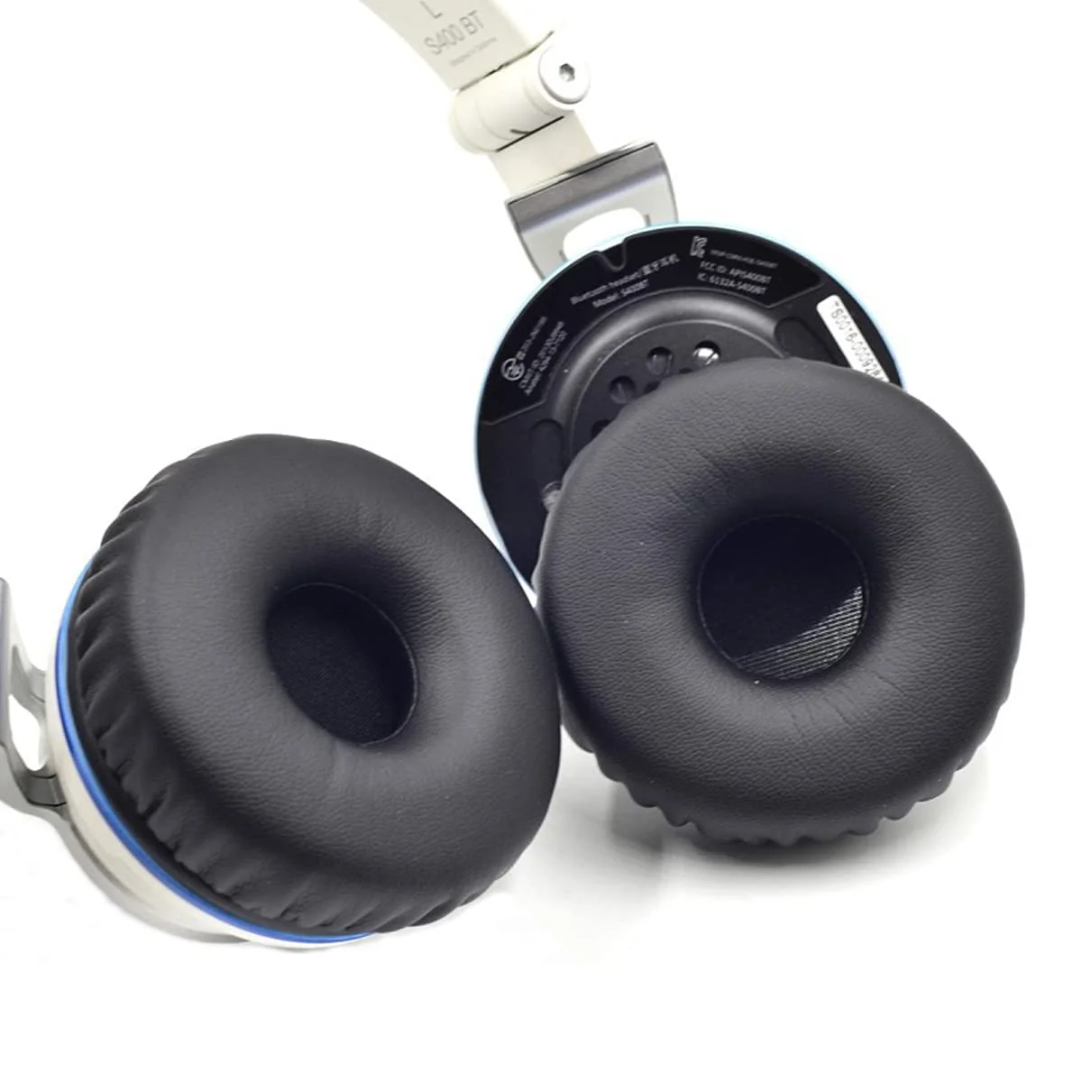 อะไหล่โฟมจำรูปหูฟังแบบสวมศีรษะฟองน้ำหุ้มหูสำหรับ JBL SYNCHROS หูฟัง E40BT