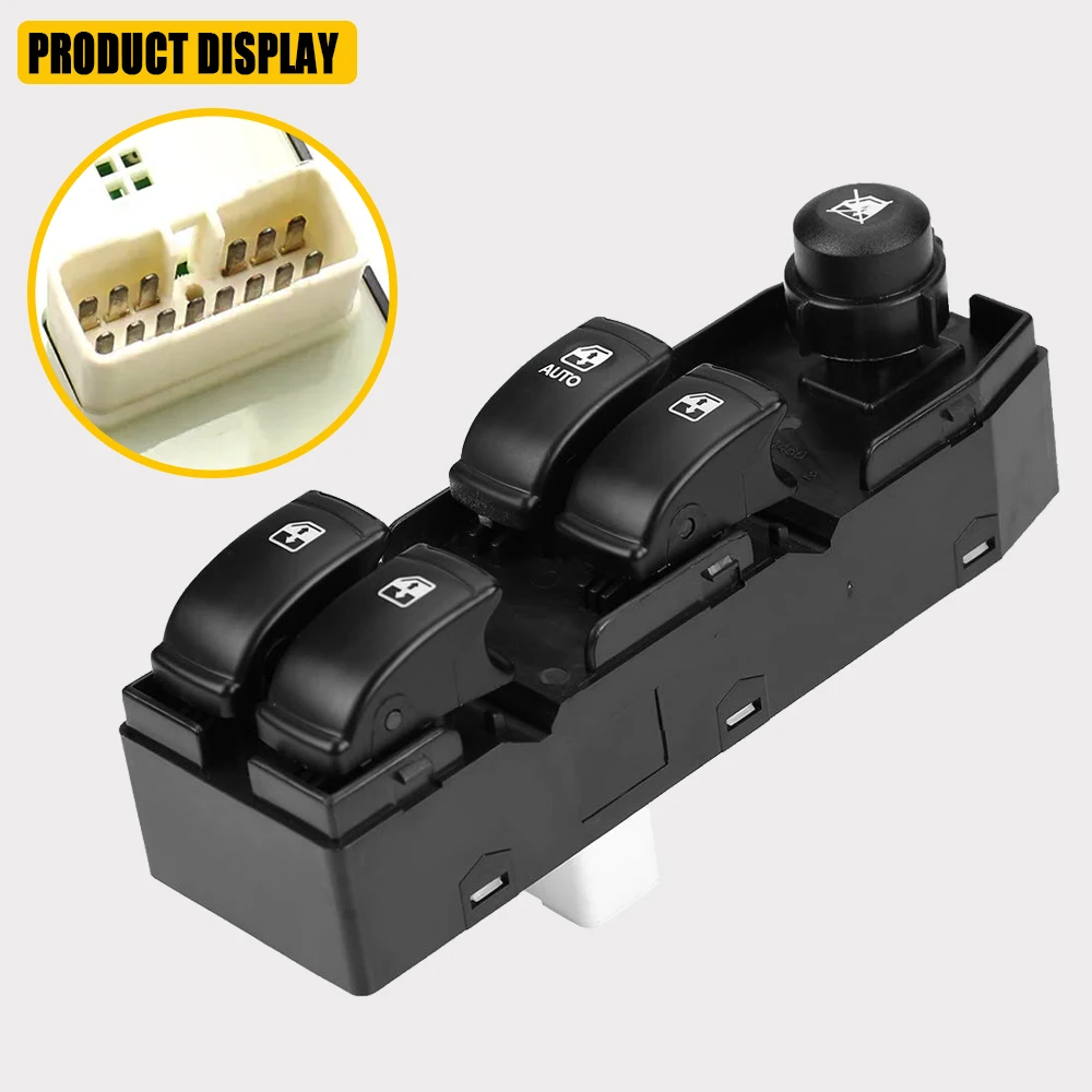 Window Switch Compatible with FOR Chevrolet Optra Lacetti 2004 2005 2006 2007 Driver Side Master Power Window Switch