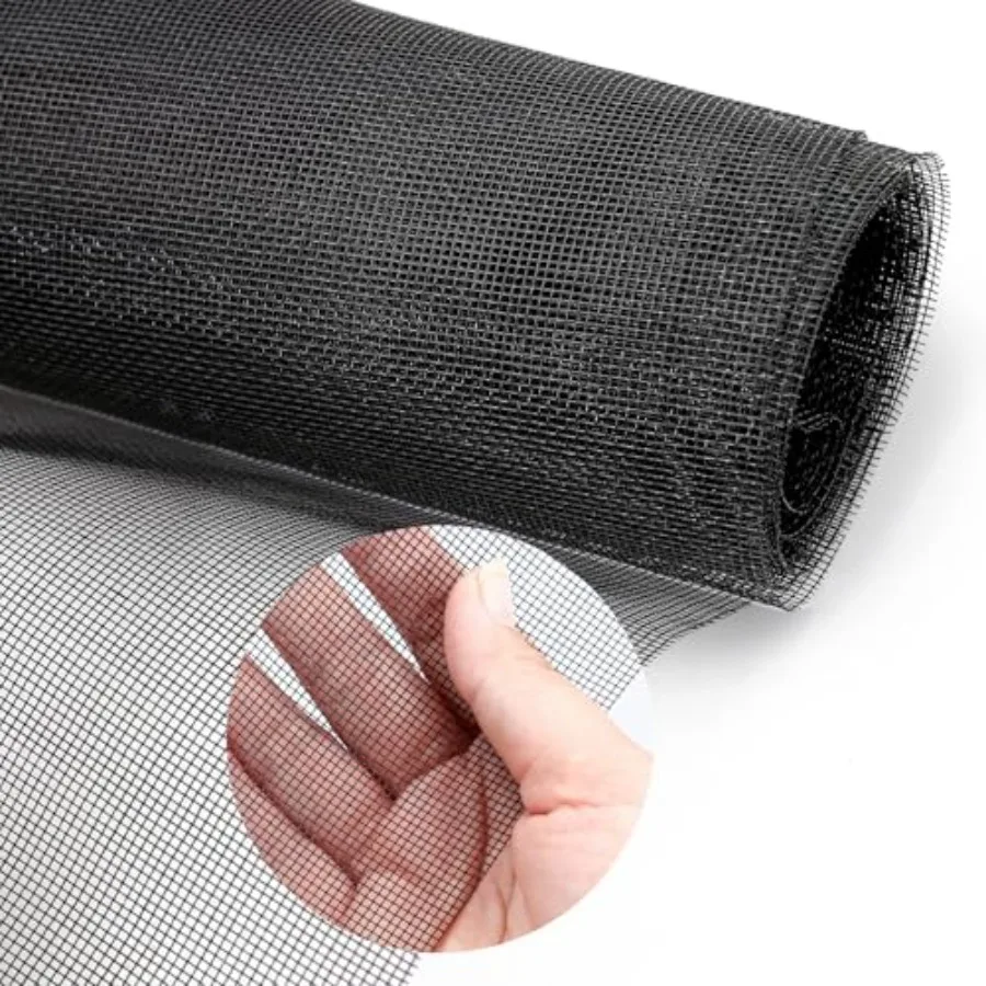 Moustiquaire découpable en fibre de verre au mètre, 120 x 250 cm, pour fenêtre, anti-insectes, moustiques, etc.