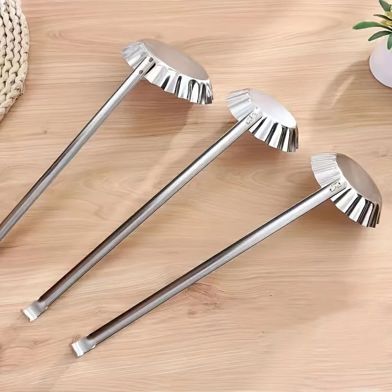 1pc, Stainless Steel Meatball Spoon, Pancake Scoop, Meat Pie Maker,Kitchen Utensils, Cooking Tools, Western Stuff