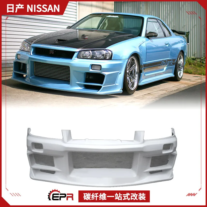 

Подходит для модификации Nissan GTR Skyline R34, передняя планка из смоляного волокна, окружающая переднюю панель DO LUCK.