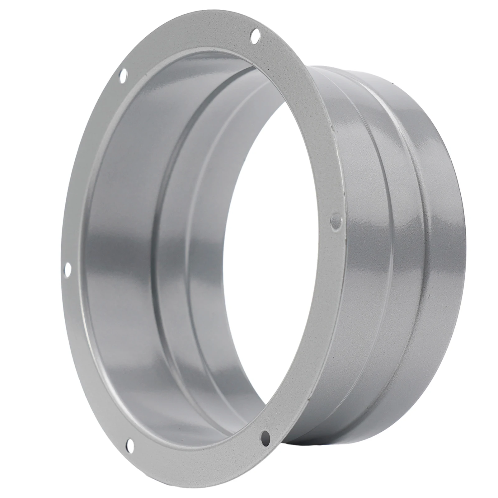 Adapter Flange Connection Flange Flange Adapter Galvanized Gray Vent Pipe Wall 100mm 120mm 150mm 1pcs None Brand New