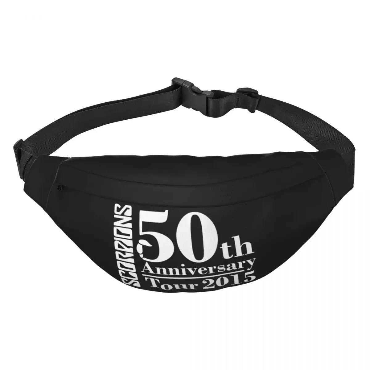 

Scorpions 50th Anniversary & Return To Forever Unisex Waist Bag Multifunction Sling Crossbody Bags Chest Bags Short Waist Pack