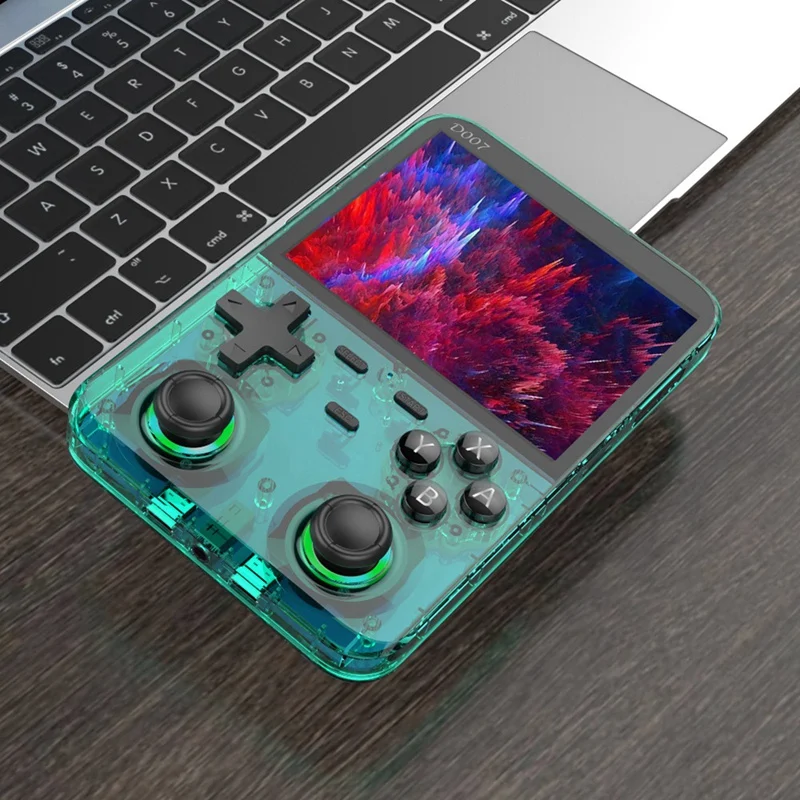 D007PLUS Handheld Retro Game Console 64G 10300 Games 3.5Inch 3D Stereo Sound Classic Nostalgic Arcade Game