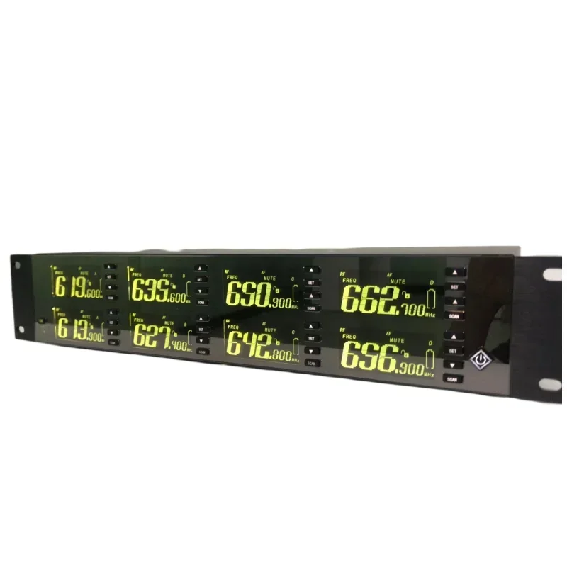 Professional Long Distance Dynamic mic UHF Handheld 8 Channel Wireless Microphone