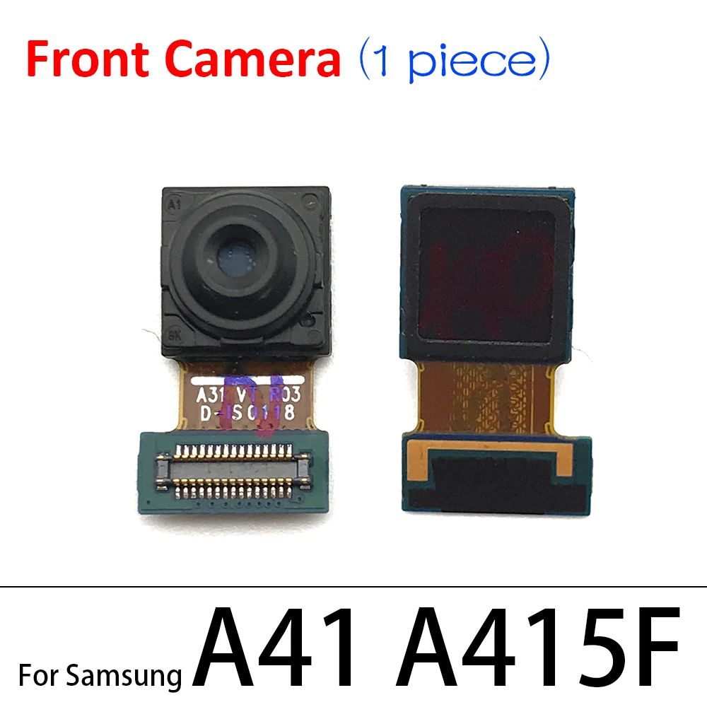 NEW Tested Back Big Main Camera And Front Small Camera Module Flex Cable For Samsung A01 A11 A51 A71 A31 A41 A01 Core