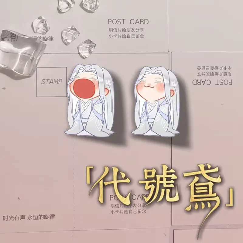 Spilla "Nome del codice: Aquilone" "Fu Rong, Sun Ce "distintivo acrilico 2D versione Q accessorio per studenti dei cartoni animati cosplay Ba Ji