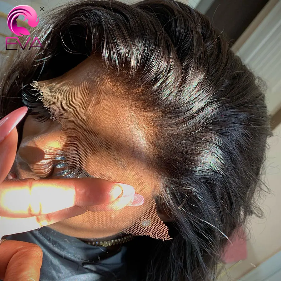 

Eva Hair Full Frontal 13x6 13x4 HD Lace Melt Skins Invisible HD Lace Straight Human Hair Closures 5x5 6x6 9x6 HD Lace Closures
