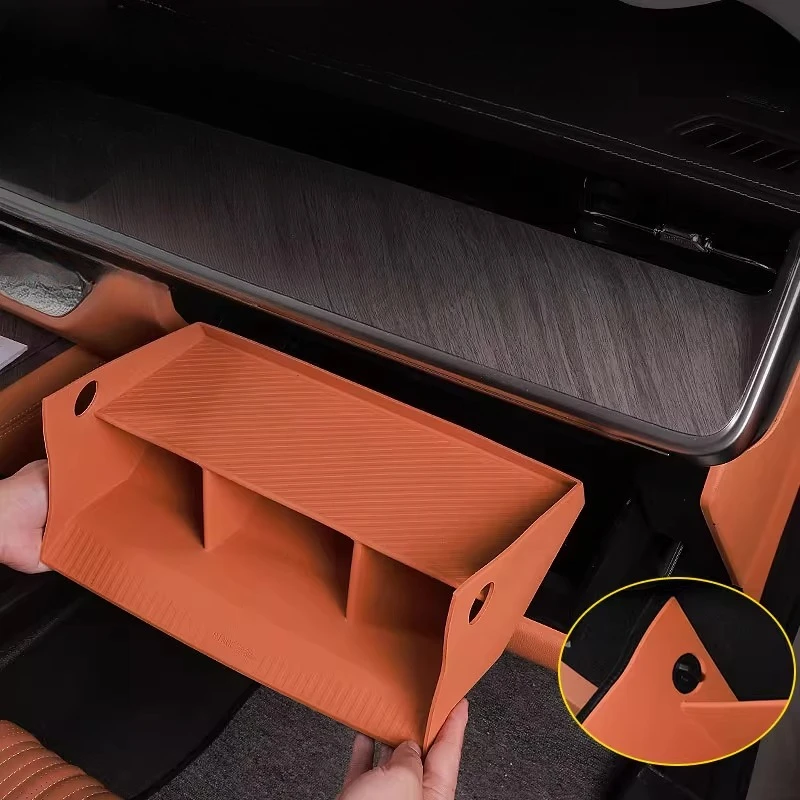 

For GWM Tank 500hi4t/hi4z Passenger Storage Box Silicone Dustproof Glove Box Organizer Interior Tidying Accessories