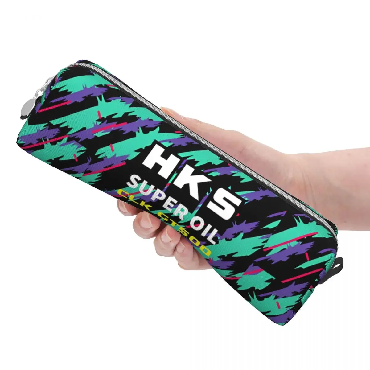 HKS Advan JDM Etui Mode Drift Auto Pen Box Tas voor Student Grote Opslag Kantoor Rits Etuis