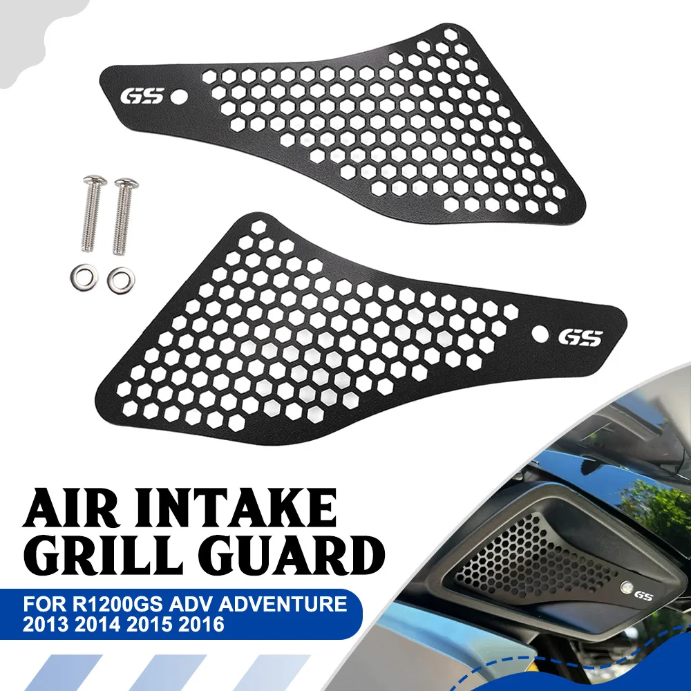 

FOR BMW R1200GS ADV ADVENTURE 2013 2014 2015 2016 Aluminium Air Intake Protector Grille Guard Covers Motorcycle Accessories