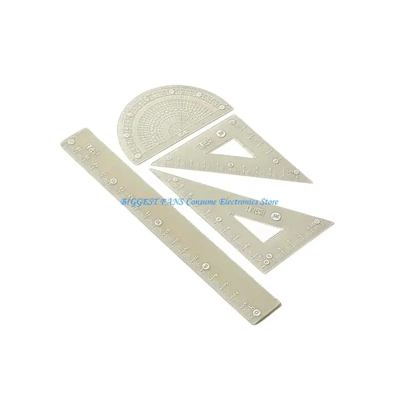 

Mathematics Drawing Ruler Straight Ruler Set Square Protractor Geometry Tool