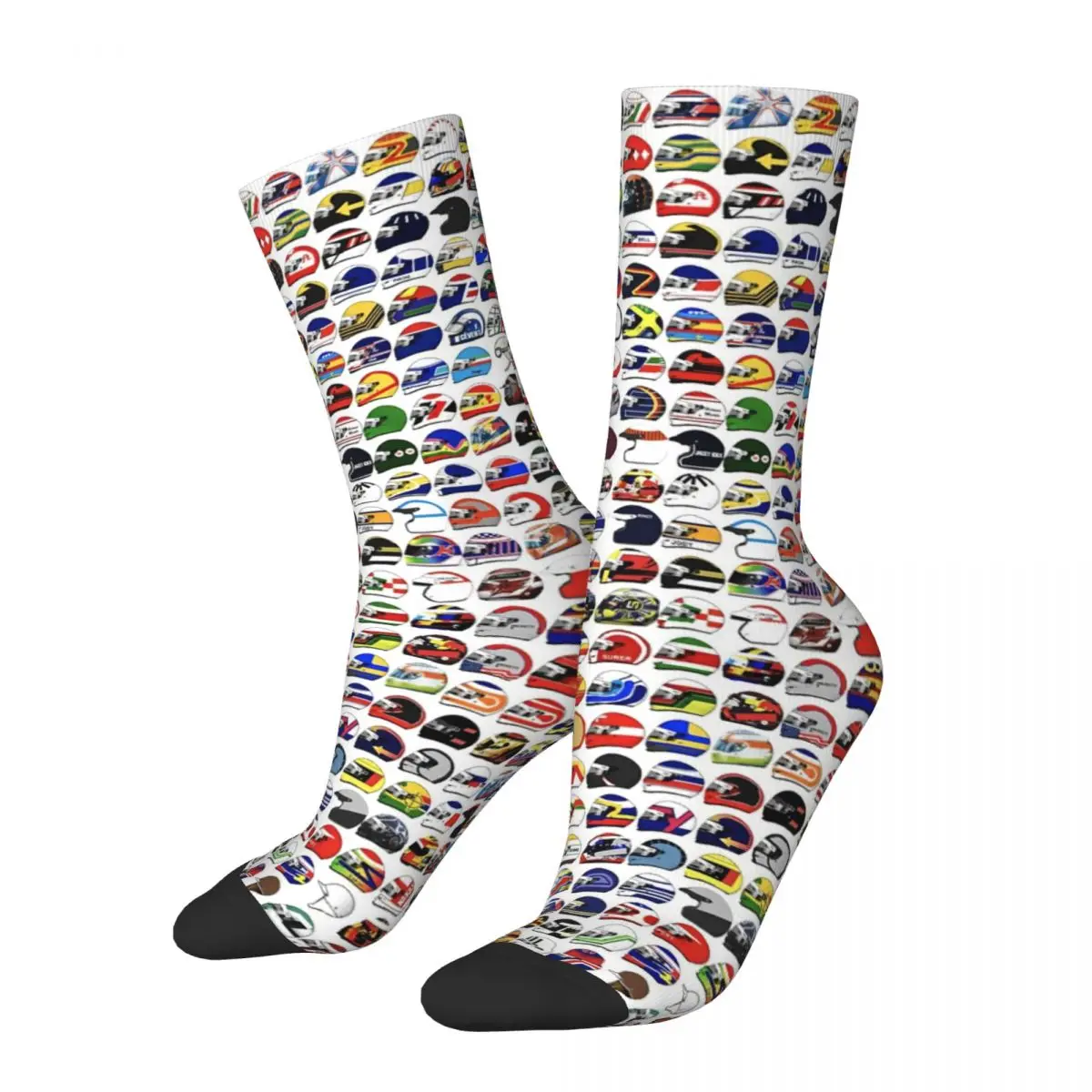 300 F1 Helmets That Made History Adult Socks Unisex Socks Men Socks Women Socks