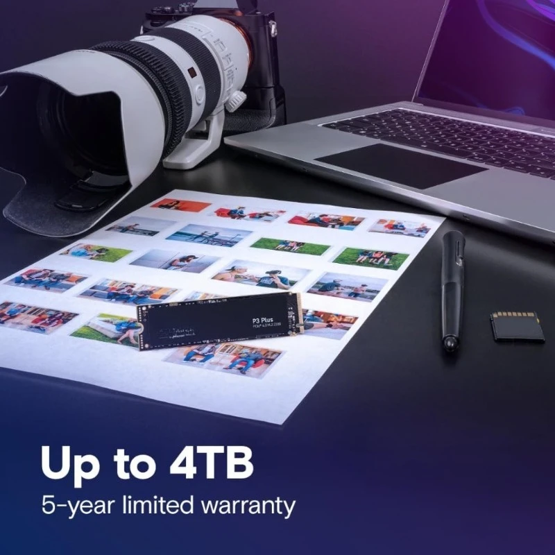 4TB PCIe Gen4 NVMe M.2 SSD Internal Solid State Drive 4800MB/s Read Speed