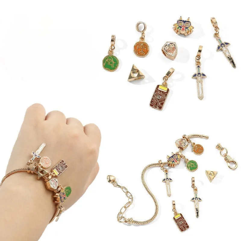 Anime-Spiel Z-zelDa Neues Armband, DIY Perlenanhänger-Armband zur Outfit-Kombination, Exquisites Geschenk
