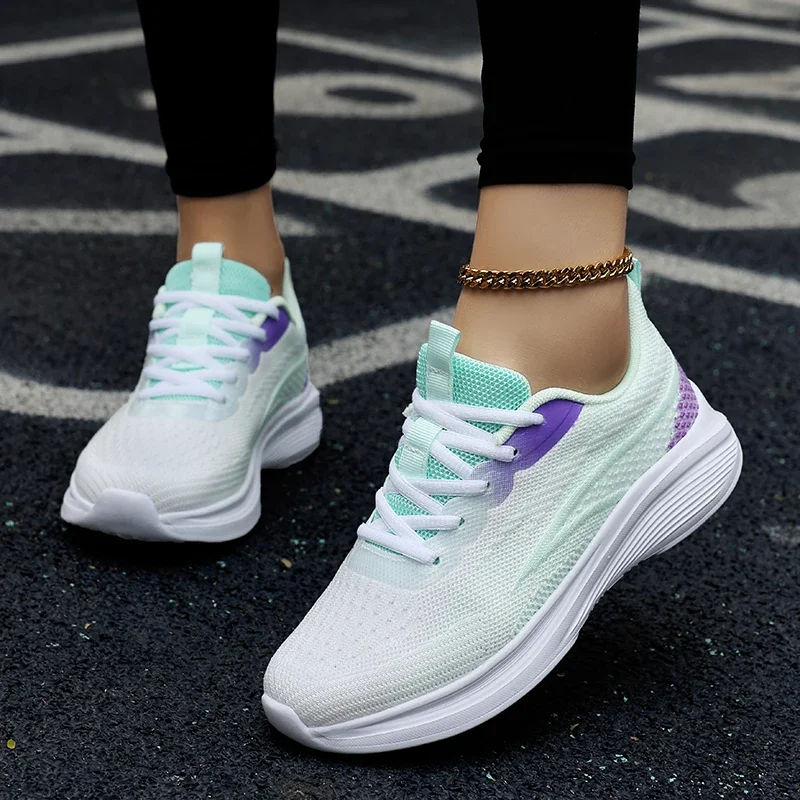 

Walking Shoes Air Men Lightweight Mesh Anti-slip Wear-resistant Casual Shoes Men Lace-up Breathable Lightweight Sports Shoes Men