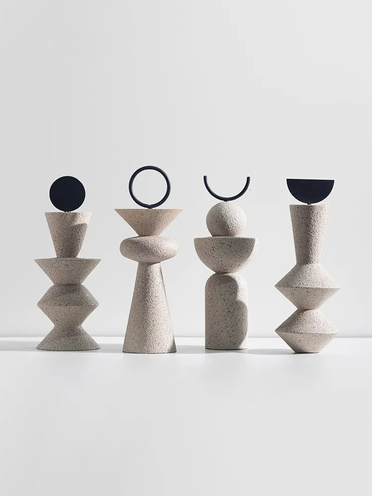 

Креативные украшения из песчаника, свет из смолы, роскошная модель дома, столешница, мягкие украшения, подарки на новоселье для дома, гостиной