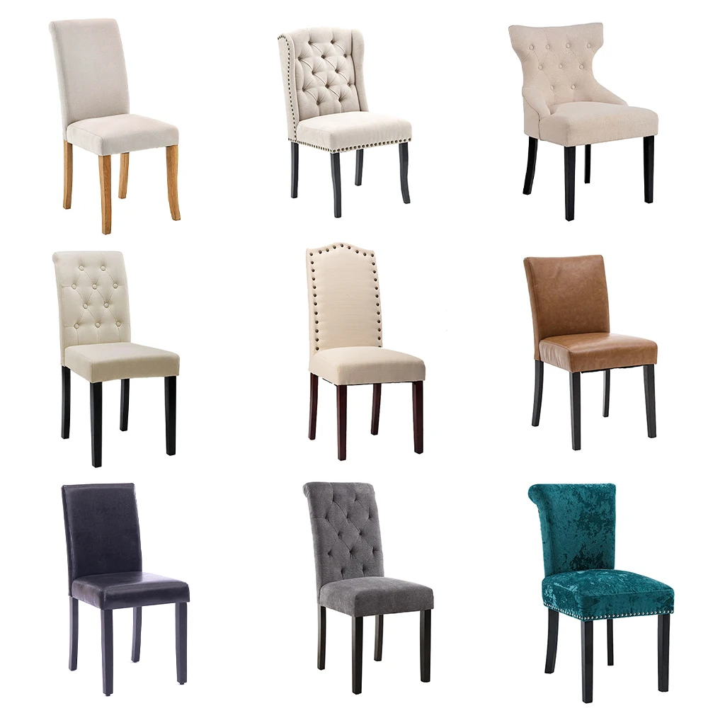 

Hot Selling Professional Durable Restaurant Chair Comfortable High Back Upholstered Dining Chair