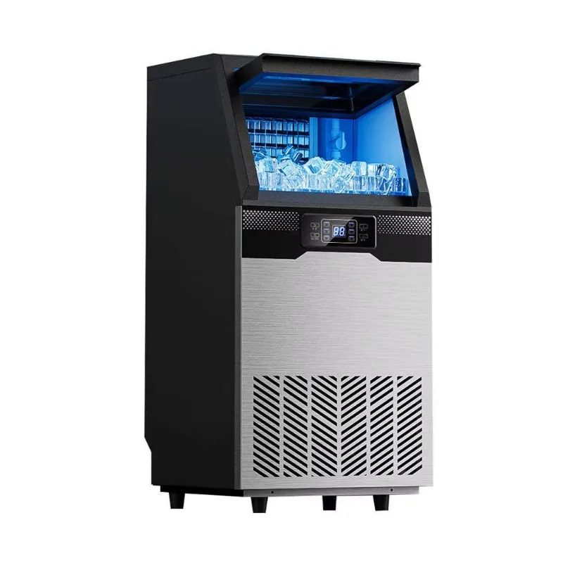 New Style Electric Commercial Ice Maker Machine Large-scale Fully Automatic Stainless Steel for Hotel Household Use